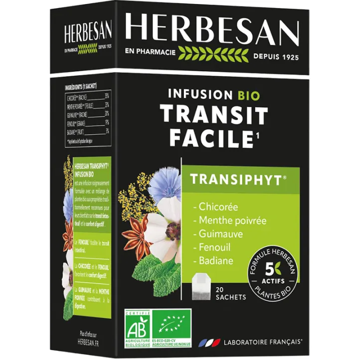 Herbesan Transiphyt Infusion Bio Transit – 20 sachets