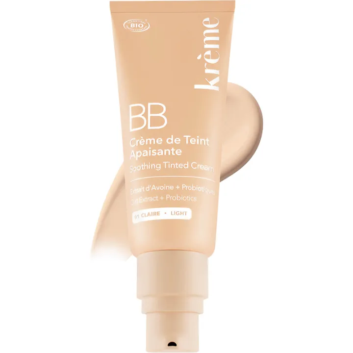 Krème BB Crème de Teint Apaisante Bio 40 ml - Teinte Clair