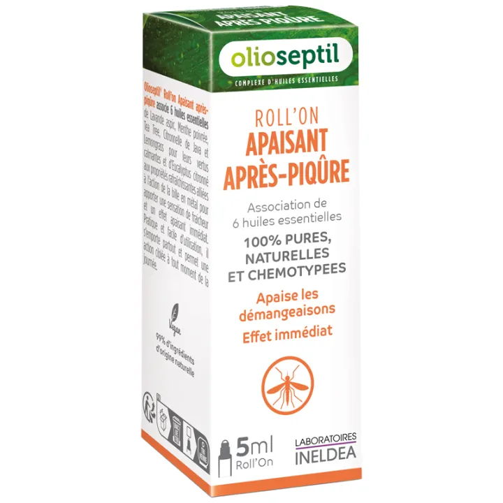 Olioseptil Roll-On Apaisant Après-Piqûre Huiles Essentielles - 5 ml