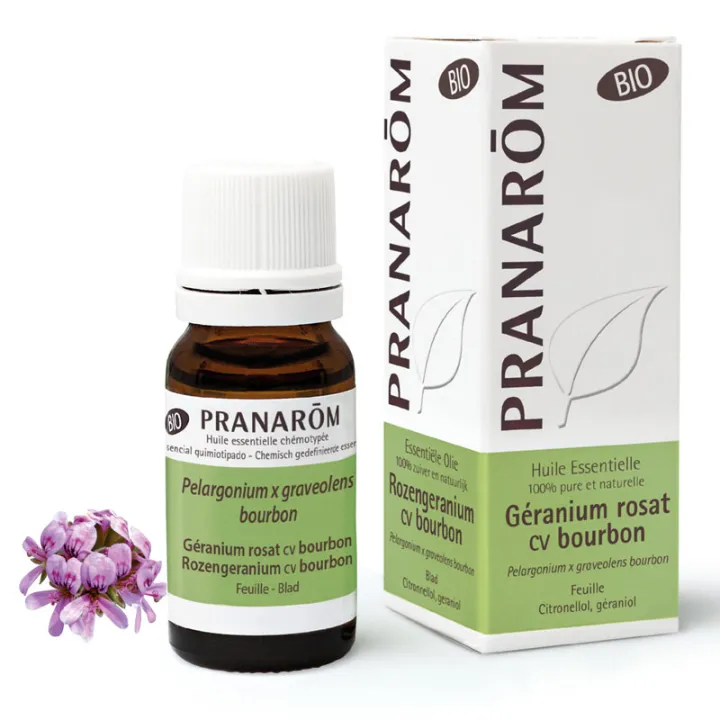 Huile essentielle BIO Géranium Bourbon PRANAROM 10 ml