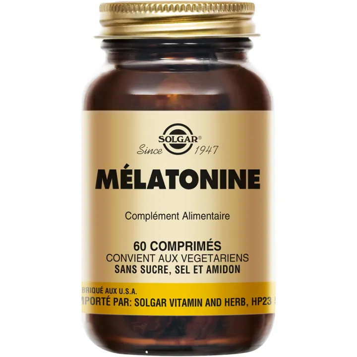 Solgar Mélatonine 1 mg 60 comprimés