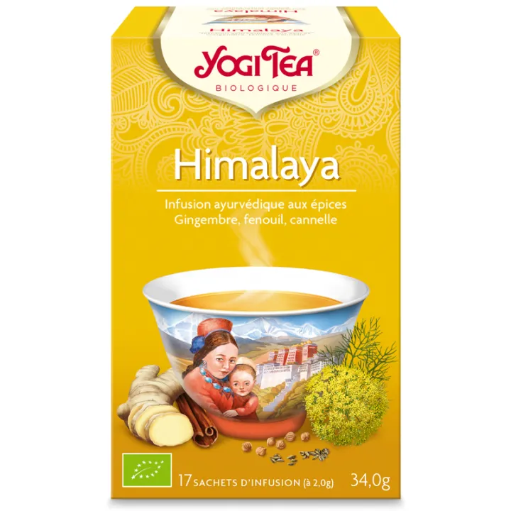 Yogi Tea Tisane Himalaya Infusion Ayurvédique 17 Sachets