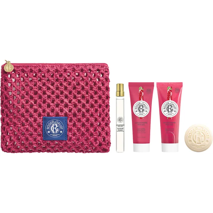 Roger&Gallet Gingembre Rouge Trousse Découverte 4 soins format voyage