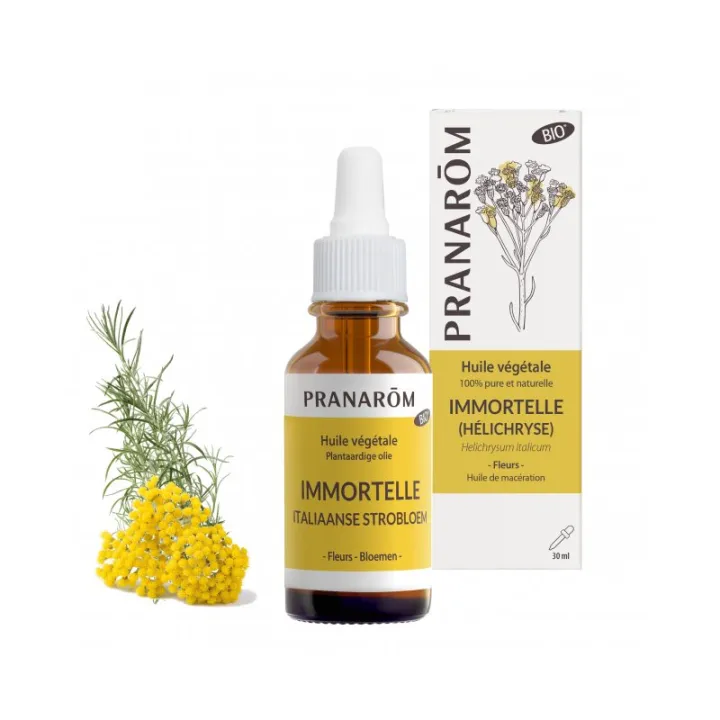 Pranarom Huile Végétale Bio Immortelle 30 ml