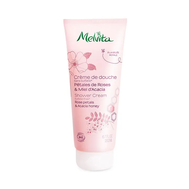 CREME DE DOUCHE Pétales de Roses & Miel d'Acacia