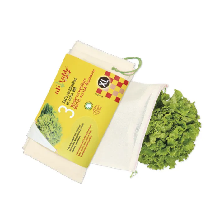 SACS REUTILISABLES Coton 40x40 XL