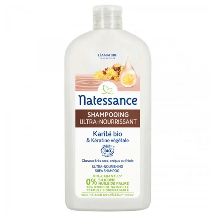 SHAMPOOING Ultra-Nourrissant Karité & Kératine Bio