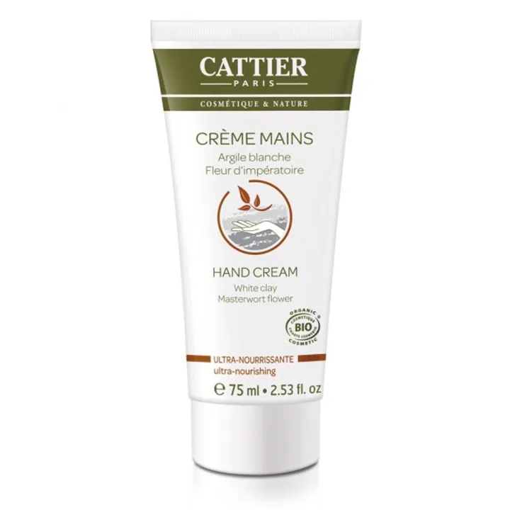 CREME MAINS Ultra-Nourrissante à l'Argile Blanche