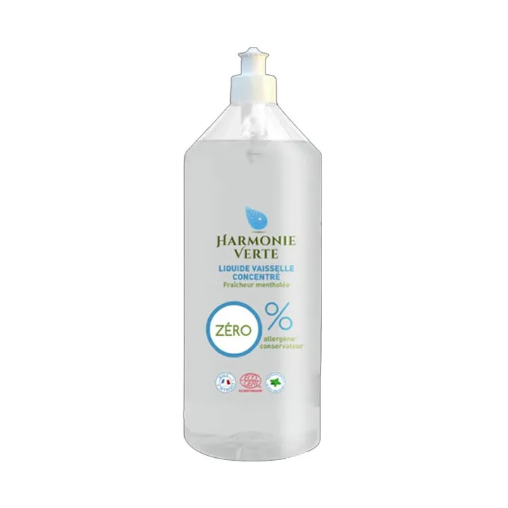 LIQUIDE VAISSELLE Concentré Fraîcheur Mentholée