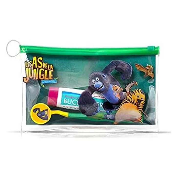 TROUSSE LES AS DE LA JUNGLE Dentifrice Enfants et Brosse à Dents
