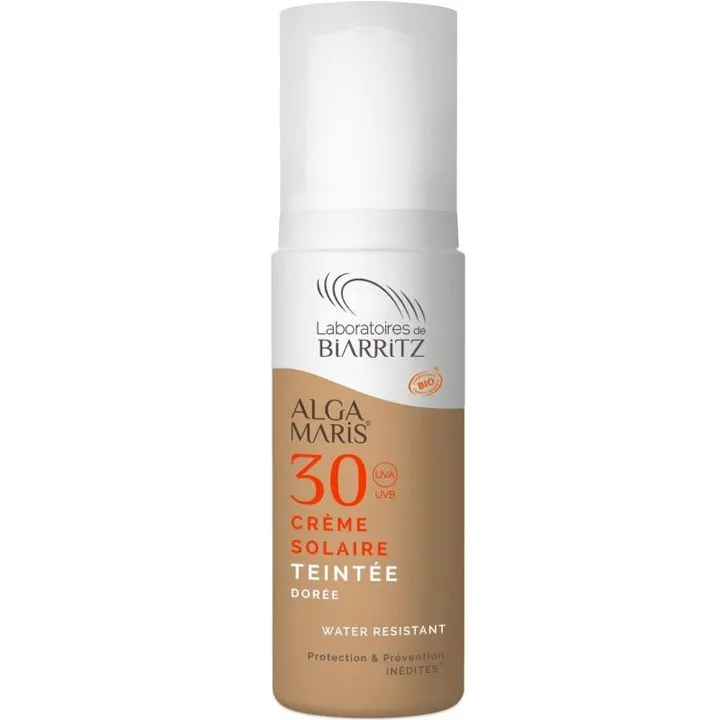 ALGA MARIS Crème Solaire Visage Teintée Dorée SPF30