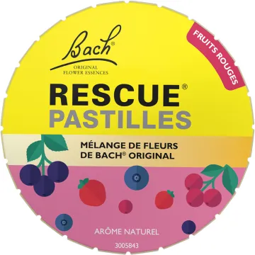 Rescue Pastilles Fleurs de Bach - Fruits Rouges - 50 g