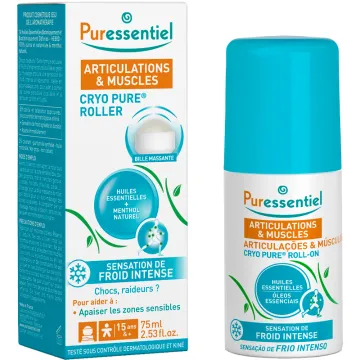 Roller Articulations Cryo Pure 14 huiles essentielles 75 ml Puressentiel
