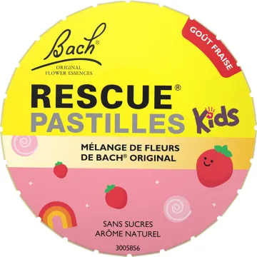Rescue Kids Pastilles Fleurs de Bach - Fraise - 50 g