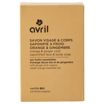 Avril Savon à Froid Corps Tonifiant Bio 100 g