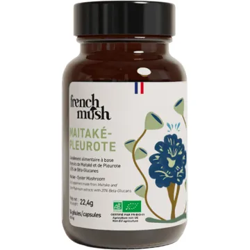 French Mush Duo Maïtaké Pleurote Bio 56 gélules