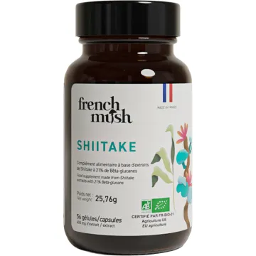French Mush Shiitaké Bio 400 mg 56 gélules
