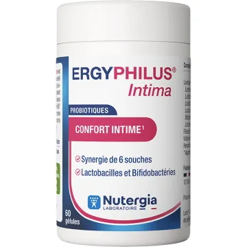 Nutergia Ergyphilus Intima – Microbiote et confort intime – 60 gélules
