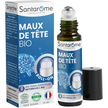 Santarome Roll-On Maux de Tête Bio – 10 ml