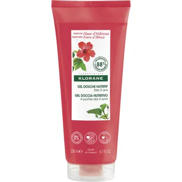 Klorane Gel Douche Nutritif Cupuaçu Bio Fleur d'Hibiscus 200 ml