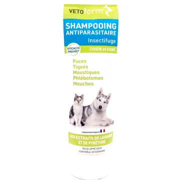 Vetoform Shampooing Insectifuge Chien et Chat 200 ml