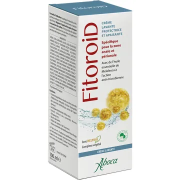 Aboca Fitoroid Crème Lavante Protectrice et Apaisante Hémorroïdes - Tube 100 ml