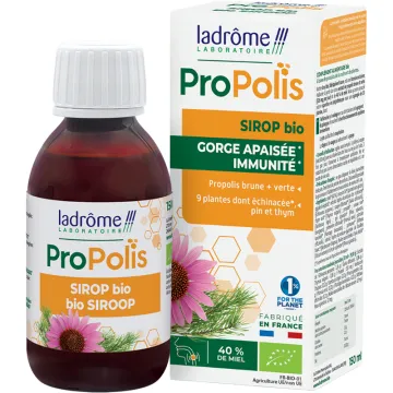 Ladrôme Propolis Sirop Gorge Apaisée Bio 150 ml