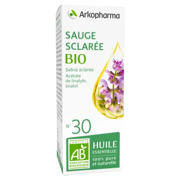 Olfae Sauge Sclarée BIO n°30 Huile Essentielle Arkopharma 10ml 