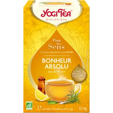 Yogi Tea Bonheur Absolu Infusion Bio aux Huiles Essentielles 17 sachets