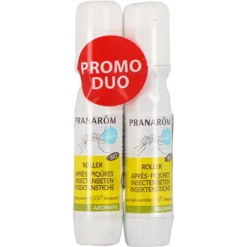 Pranarôm Aromapic Roller Piqûres Gel Apaisant Bio Lot 2 x 15 ml