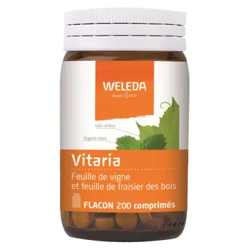 Weleda Vitaria Bio 200 Comprimés à Mâcher - Fraisier & Vigne