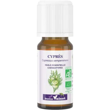 Huile Essentielle Bio Cyprès Dr Valnet 10 ml