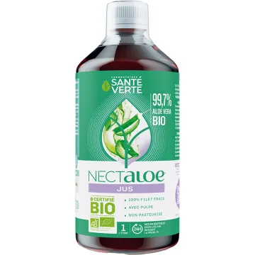 Nectaloe jus d’aloe vera bio 1 L – Santé Verte