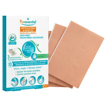 Patchs froids Articulations et Muscles Cryo Pure x3 Puressentiel