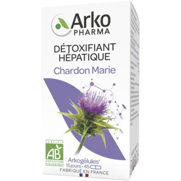 Arkopharma Arkogélules Chardon-Marie Bio 45 gélules
