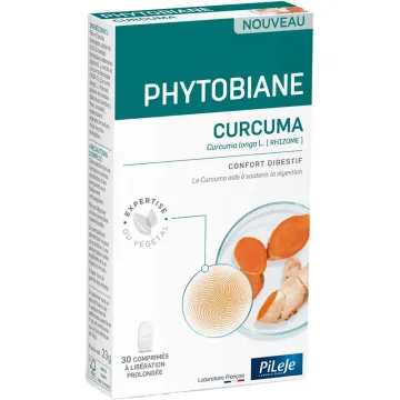 Pileje Phytobiane Curcuma bio 30 comprimés LP