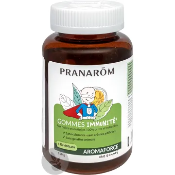 Pranarôm Aromaforce Junior Gommes Immunité 60 gommes