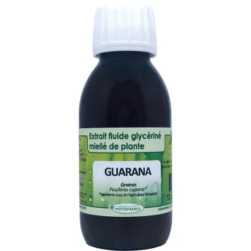 PhytoFrance Extrait Fluide Glycériné de Guarana Bio 125 ml