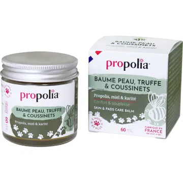 Propolia Animaux Baume Peau & Coussinets Propolis Karité & Miel 60 ml