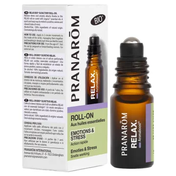 Pranarôm Aromaboost Relax Roller Bio 5 ml*