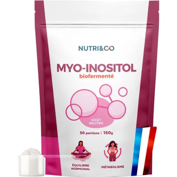 Nutri&Co Myo-Inositol Biofermenté et Vitamine B6 - poudre 150 g
