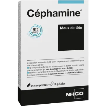 NHCO Céphamine Maux de Tête 14 gélules + 14 comprimés