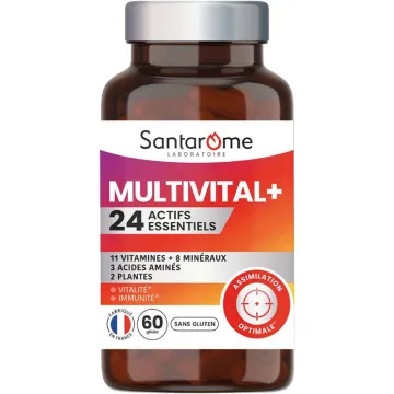 Santarome Multivital+ 24 – 60 gélules