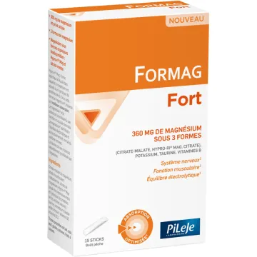 Pileje Formag Fort Magnésium Arôme Pêche 15 Sticks