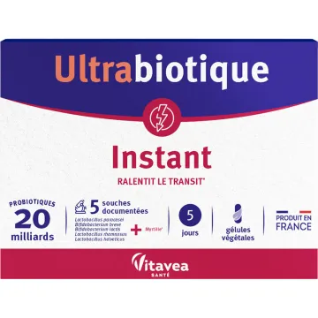 Vitavea Ultrabiotique Instant Ralentit le Transit 10 gélules