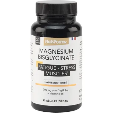 Nat & Form Magnésium Bisglycinate 90 Gélules