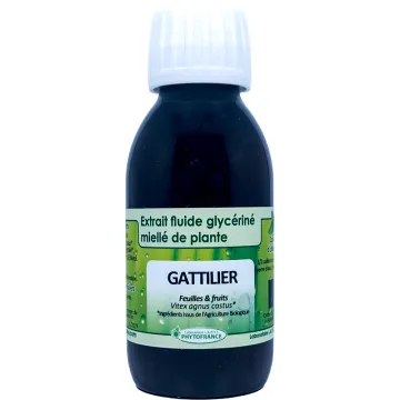 PhytoFrance Extrait Fluide Glycériné de Gattilier Bio 125 ml