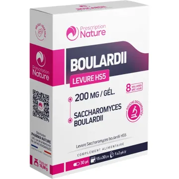 Prescription Nature Boulardii Équilibre intestinal – 30 gélules