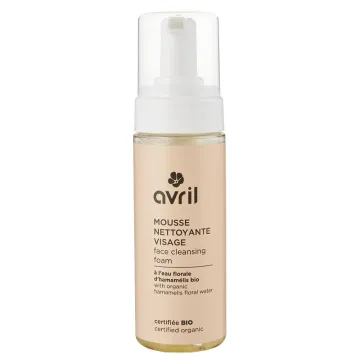 Avril Mousse Nettoyante Visage Bio 150ml