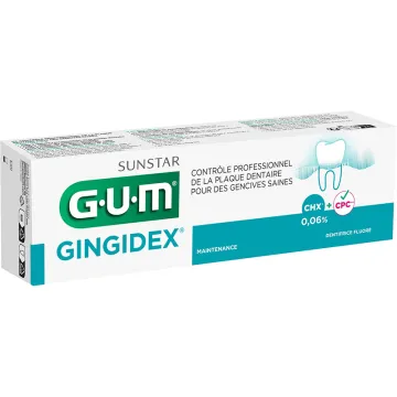 Sunstar GUM Gingidex Dentifrice Fluoré 75 ml